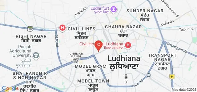 Government College for Girls, Ludhiana Map