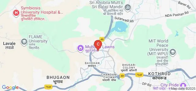 Suryadatta College of Management Information Research and Technology, Pune Map