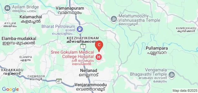 Muslim Association College of Engineering, Thiruvananthapuram Map