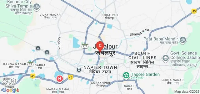Mata Gujri Mahila Mahavidyalaya, Jabalpur Map
