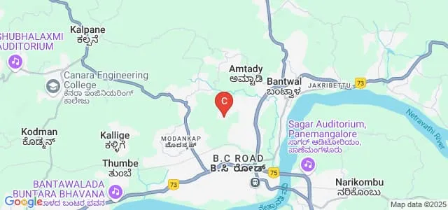 Government First Grade College, Bantwal Map