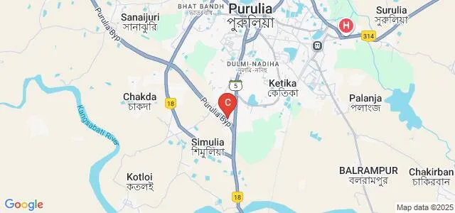 Bengal Institute of Science and Technology, Purulia Map