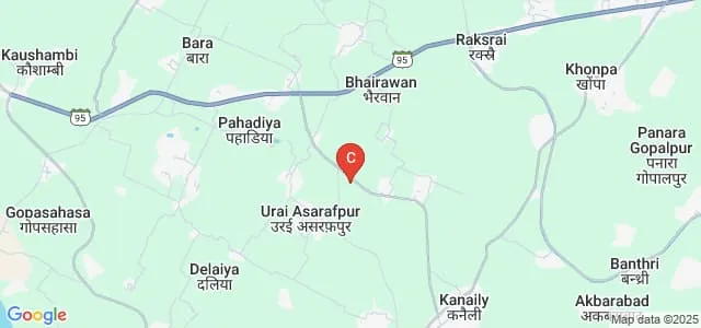 Manyawar Kanshiram Mahavidyalay, Kaushambi Map