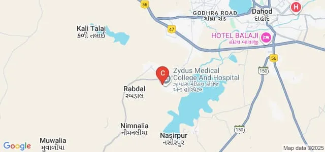Government College of Physiotherapy, Dahod Map