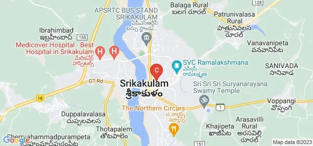 A U Postgraduate Extension Centre, Srikakulam Map