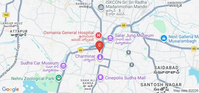 Nanakram Bhagwandas Science College and PG Centre, Hyderabad Map