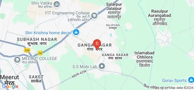 IIMT Institute of Engineering and Technology, Meerut Map