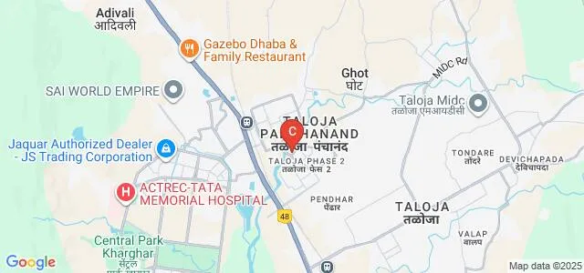 BK Patil Institute of Pharmacy, Taloja Map