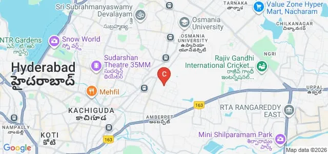 Institute of Hotel Management Catering Technology and Applied Nutrition, Hyderabad Map