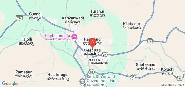 Vidya Prasarak Samiti's College of Education, Ramdurg Map