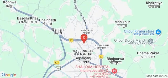 Mahendra Mahila College, Gopalganj Map