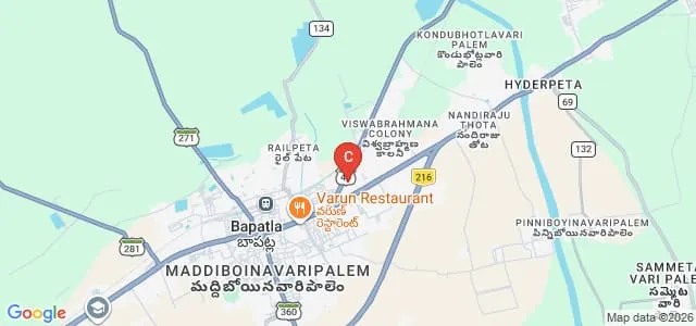 College of Food Science and Technology, Bapatla Map
