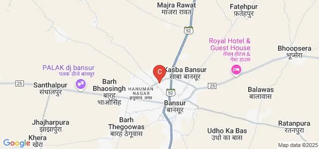Bansur PG College, Alwar Map