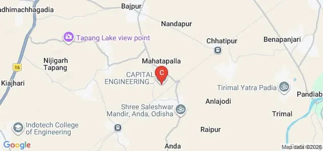 Capital Engineering College, Bhubaneswar Map