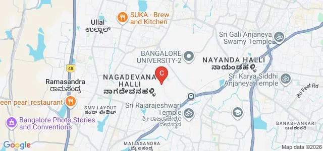University College of Physical Education, Bangalore University, Bengaluru Map