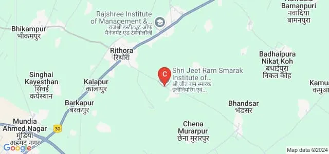 Shri Jeet Ram Smarak Institute of Engineering and Technology, Bareilly Map