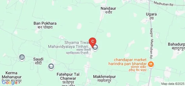 Shyama Tiwari Mahavidyalaya, Mau Map