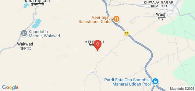 Shri Shivaji Shikshan Prasarak Mandal Karmaveer Mamasaheb Jagadale Mahavidyalaya, Washi Map