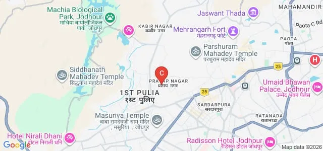 Shri Mahalaxmi Mahila Shikshak Prashikshan Mahavidyalaya, Jodhpur Map