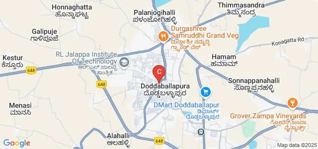 Government First Grade College for Women, Doddaballapur Map