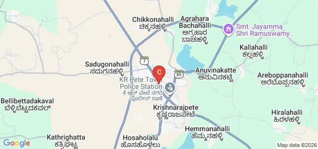 Kalpataru First Grade Science College, Tiptur Map