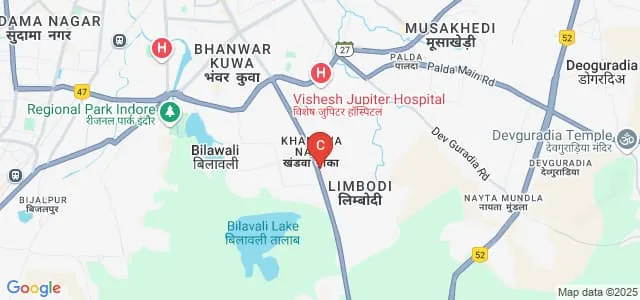 Imperial College of Professional Studies, Indore Map