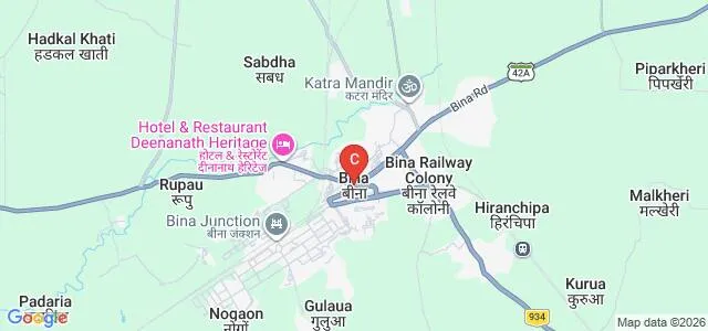 Dr Shyam Bihari Tiwari Mahavidyalaya, Bina Map