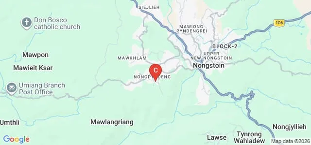 Nongstoin College, Nongstoin Map