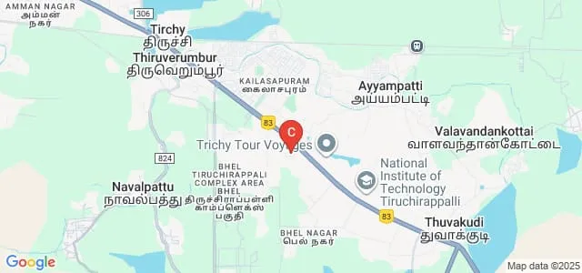 Government Arts College, Tiruchirappalli Map