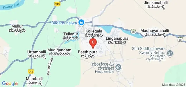 Sri Mahadeshwara Government First Grade College, Kollegal Map