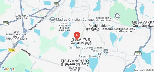 Bharath Institute of Law, Bharath University, Chennai Map