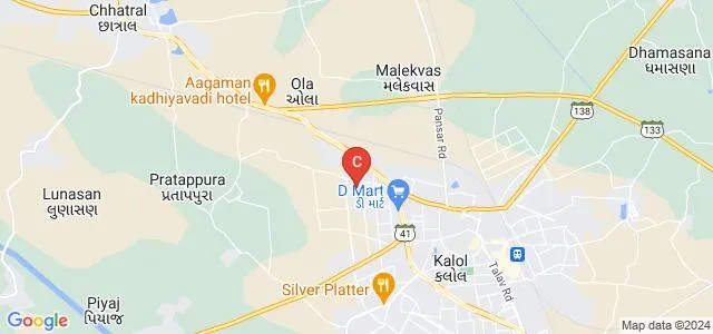 Ananya College of Medicine and Research, Kalol Map