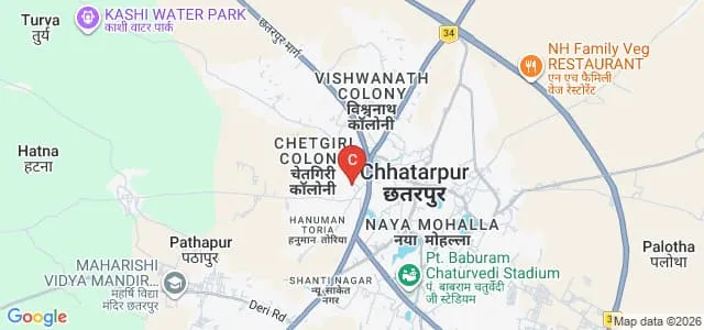 Care College of Education, Chhatarpur Map