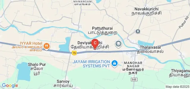 Tagore Institute of Engineering and Technology, Salem Map