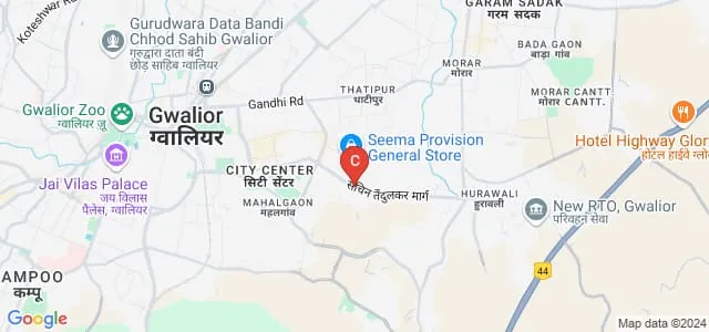BVM College of Technology and Management, Gwalior Map