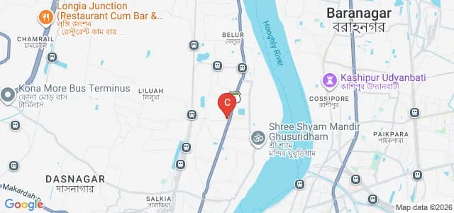 MCKV Institute of Engineering, Howrah Map