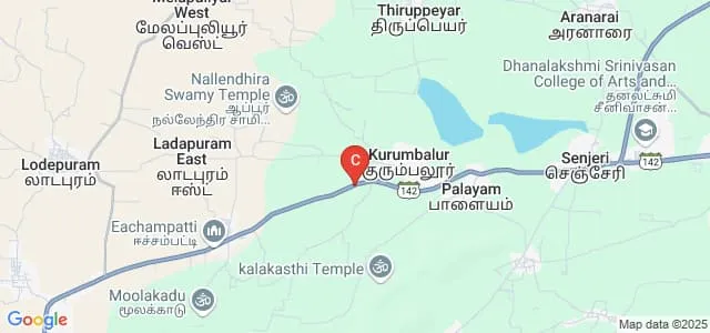 Government Arts and Science College, Perambalur Map