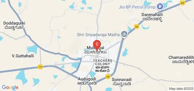 SDC Degree College, Mulbagal Map