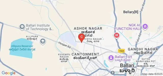 Allum Karibasappa Institute of Management, Bellary Map