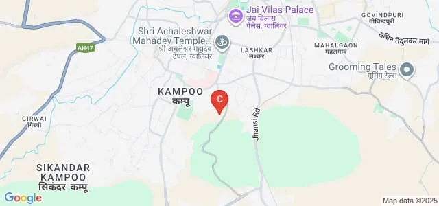 Post Graduate College of Nursing, Gwalior Map