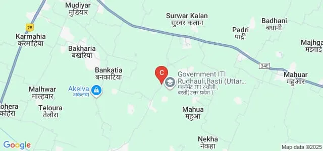 Rajkeeya Mahavidyalaya, Rudhauli Map