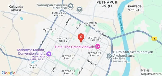 BP College of Business Administration, Gandhinagar Map