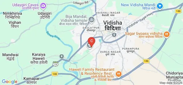 Atal Bihari Vajpayee Government Medical College, Vidisha Map