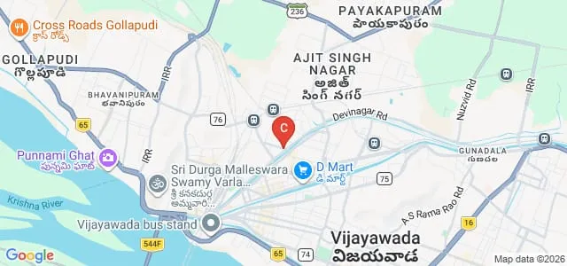 Prabhas College of Education, Vijayawada Map