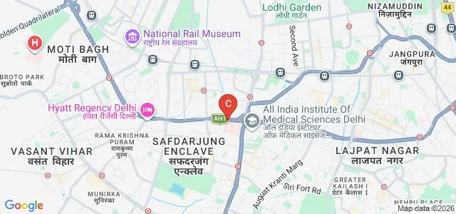 Vardhman Mahavir Medical College and Safdarjung Hospital, New Delhi Map