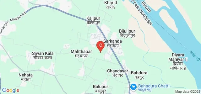 Sri Svaminath Singh Surendra Mahavidyalay, Ballia Map