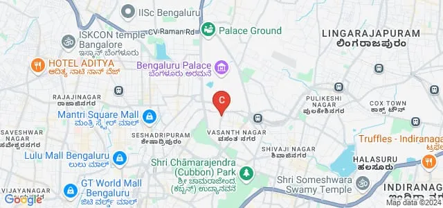 Mount Carmel Institute of Management, Bangalore Map