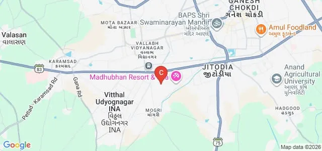 Shri IJ Patel B Ed College, Mogri Map