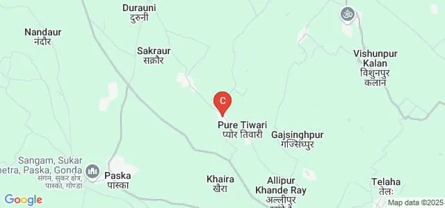 Raghavram Diwakar Dutt Gyanodaya Mahavidyalaya, Gonda Map