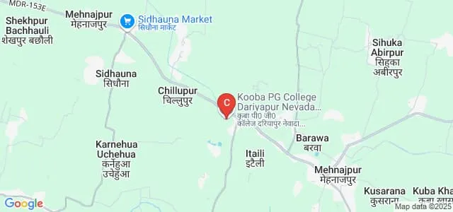 Kuba Mahavidyalaya, Azamgarh Map
